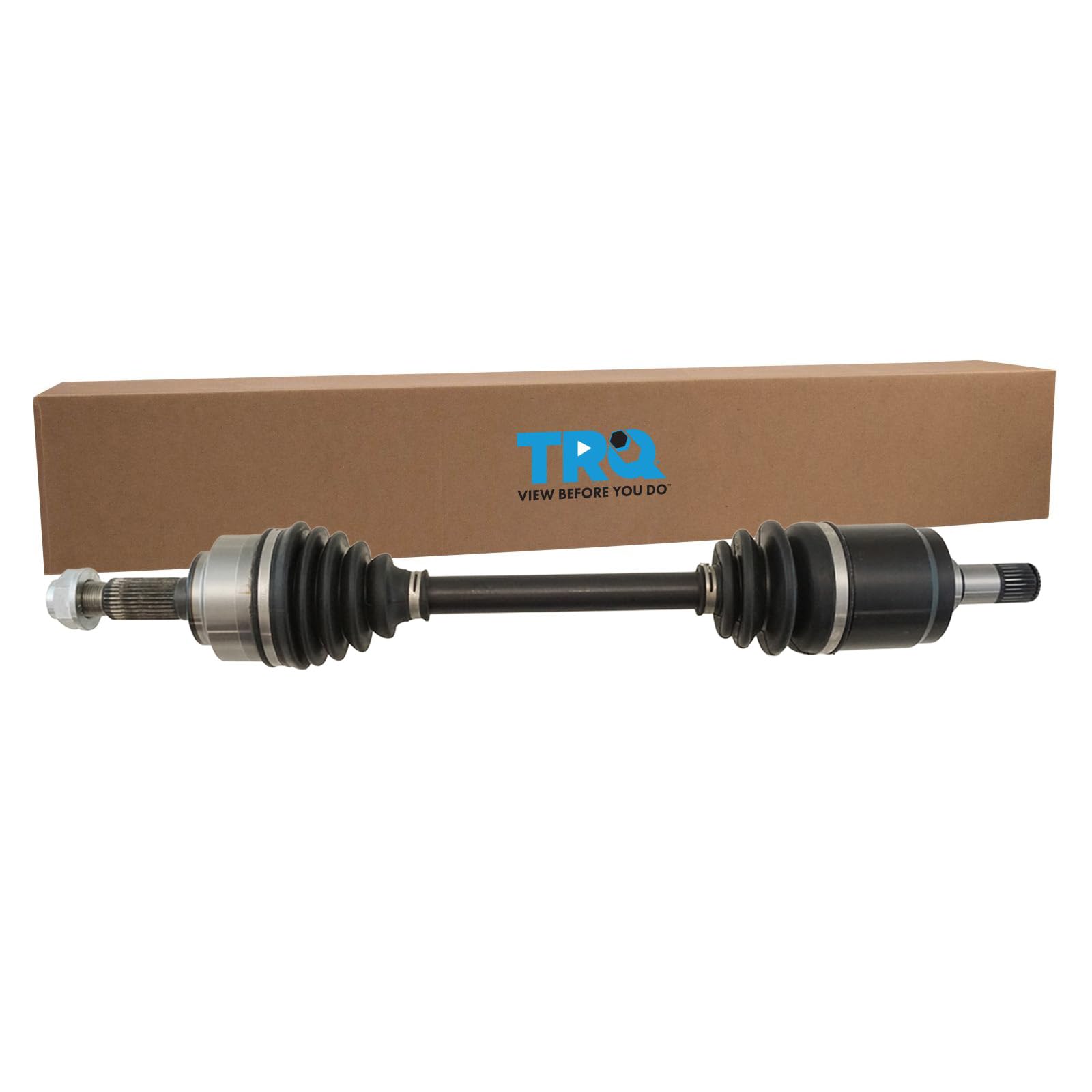 TRQ Front Driver Side CV Axle Assembly Compatible with 2006-2011 Honda Civic Si 2008 Civic MUGEN Si 2005-2007 Accord Hybrid