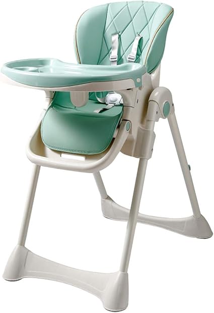 Amazon Feemom ベビーチェア 二層トレイ付き ベビーハイチェア ローチェア ベビー椅子 調節可能 多機能子供チェア 折りたたみ お食事椅子 椅子に固定 携帯便利 外出外食 お持ち便利 5歳まで グリーン ハイチェア ベビー マタニティ 通販