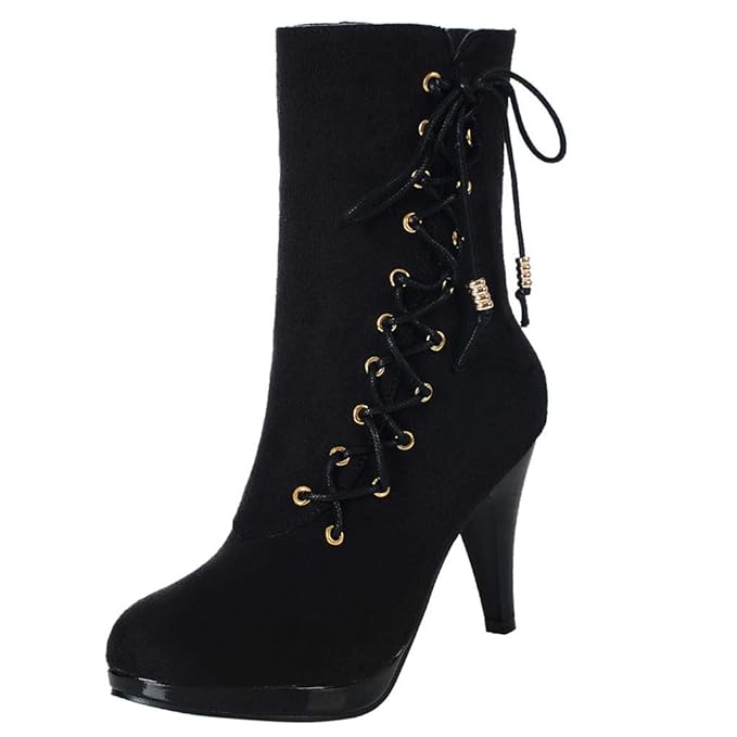 wide width high heel boots