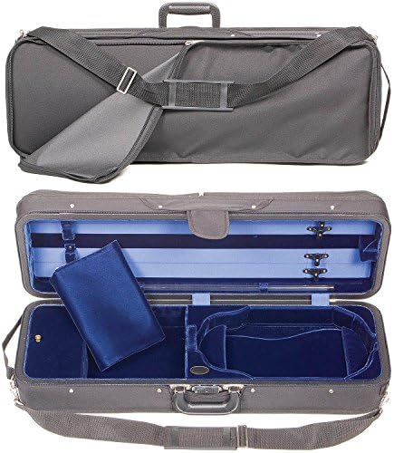 BobelockFeatherlite 1003V Oblong Black/Blue 4/4 Violin Case
