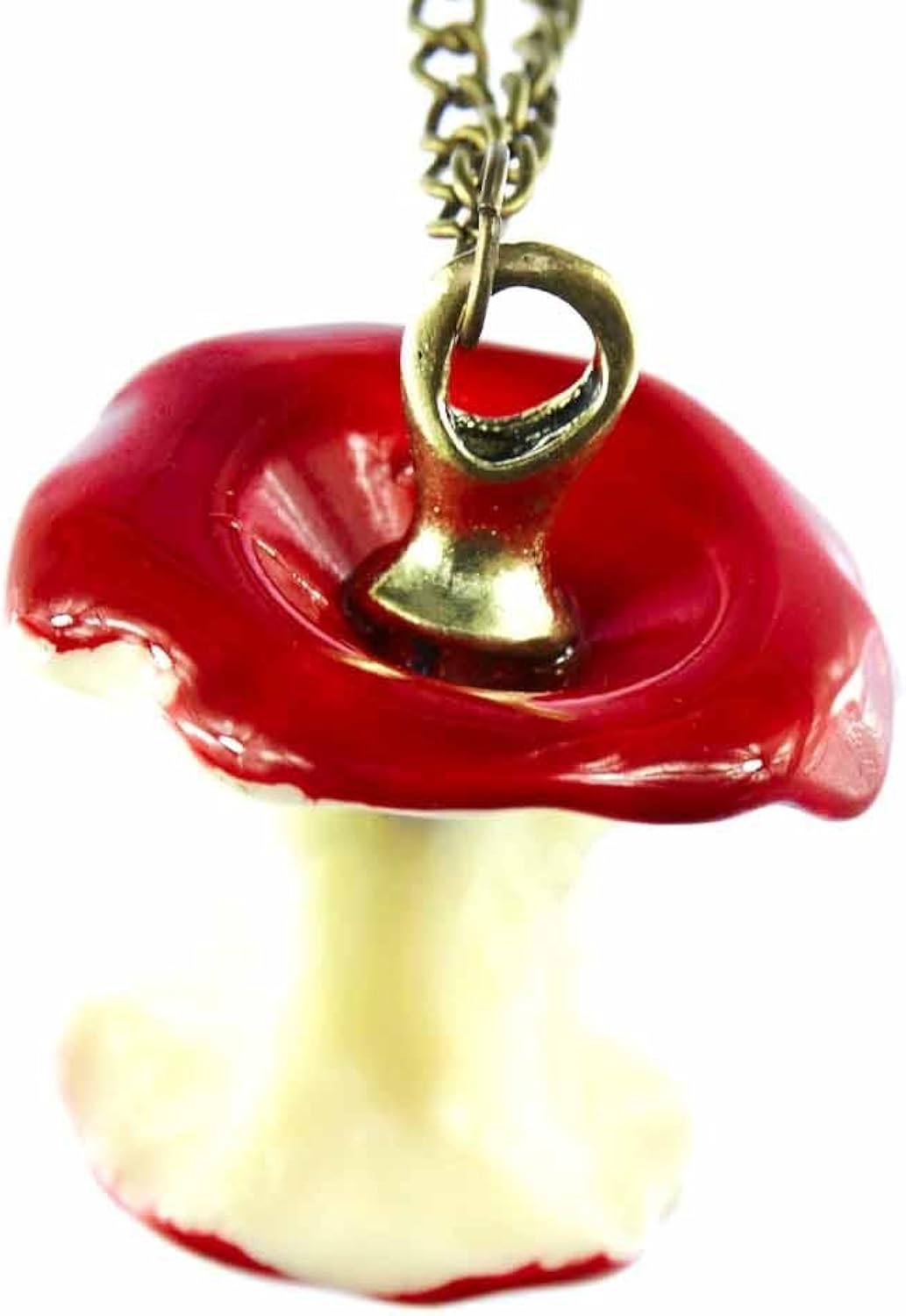 Miniblings Apple Core Necklace 80Cm Cored Bite Fruit Food Healthy Red