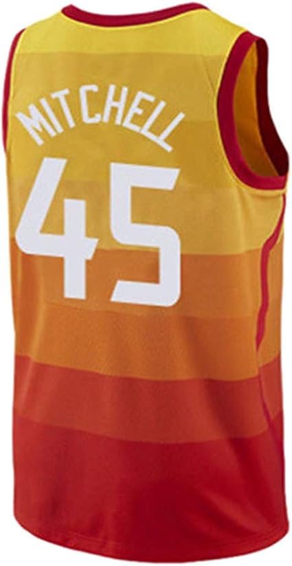 Amazon.com: Jazz Team Donovan Mitchell 45 Jersey Jersey Hombres y Mujeres Adultos Ropa Deportiva de Baloncesto sin Mangas Camiseta Chaleco de Verano Top 1 Pieza TFTREE, Color, L: Sports \u0026 Outdoors
