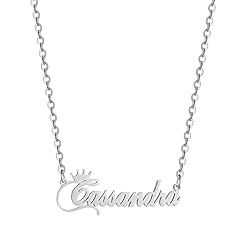 Custom Silver Name Necklace Personalized for