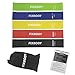 FIXBODY Exercise Loops Resistance Bands Set of 5 for Home Fitness, Stretching, Pilates, Yoga, Rehab, Physical Therapy with Carry Bag & Instruction Guide