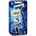 BIC Mens Comfort 3 Advance Shavers for Men with Sensitive Skin - 4 units each Pack.