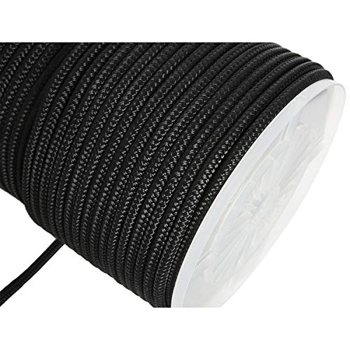 image for NovelBee 3/8 Inch X 300 Feet Double Braid Nylon Anchor Line with Stain