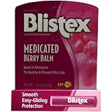 Blistex Medicated Berry Balm Chapstick with SPF 15, .15 Oz Stick(9 Pack)