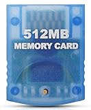 Gamecube Memory Card, VOYEE 512M Memory Card for Nintendo Gamecube & Wii Console - Blue