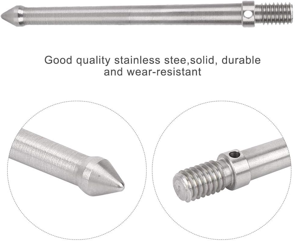 Stainless Steel Spike Mount Adapter for Tripod Monopod with 3/8 Inch Screw Thread Interface Camera Ground Spike Adapter Accessories(12cm) - Image 5
