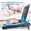 TECKNET-Laptop-and-Notebook-Cooling-Pad-With-5-Fans-at-1500-RPM-and-Blue-LED-Laptop-Cooler-fits-12-17 TECKNET Laptop Cooling Pads,Notebook Cooling Chill Mat With 5 Fans,Speed Adjustable,Extra USB Ports, Adustable Height…