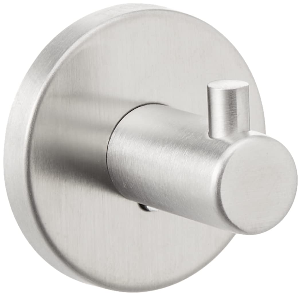 Tiger Boston, Towel hook small, Brushed stainless steel, 29x35x35mm