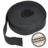 YazyCraft Elastic Spool Black 1.5 inch 10 meters
