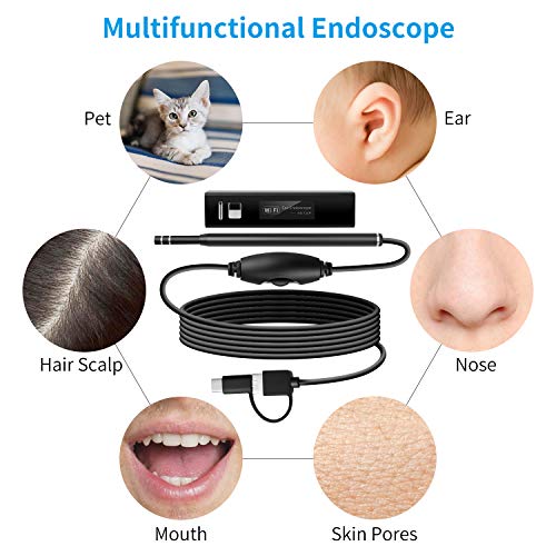 4 Endoscope+Wireless+Megapixels+Inspection+Adjustable