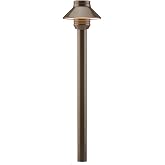 FX Luminaire by Hunter SPALED20W12RBZ - Path Light Fixture with 12" Riser Aluminum Housing Antique Bronze Finish (G4 LED 2700K 1.6W)