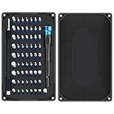 Precision Screwdriver Set,Electronics Smartphone Computer Tablet Repair Tool Kit Set,Mini Magnetic Torx Screwdriver Set 67 in 1 with 64 Bits with Flexible Shaft,Magnetic Pickup Bit Klearlook