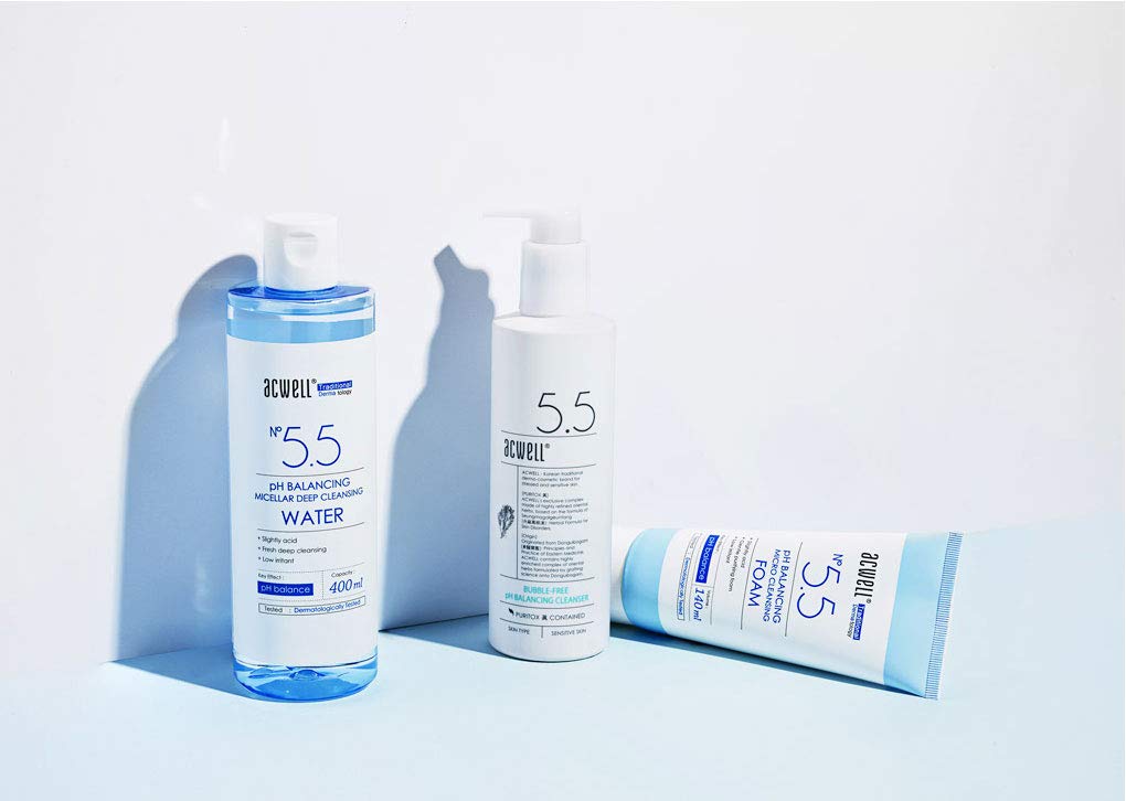 5.5 ph balancing micro cleansing foam