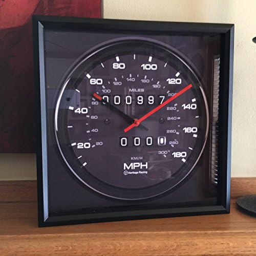 Large Personalized Porsche 911 Carrera RS Speedometer Clock