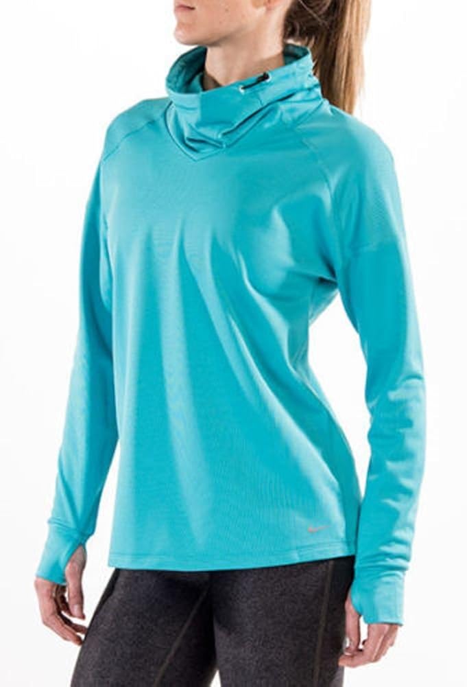 Nike Women's DriFit Relay Midweight Long Sleeve Running TopBleached