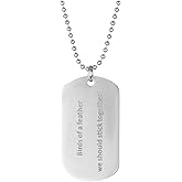 BOTVUG Birds of a Feather Necklace Singer Album Inspired Merch for Tour Concert Fans Gifts