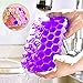 Ice Cube Trays Silicone DaCool Ice Mold with Lids 2 Packs 74 Cubes Totally Easy-Release Flexible Spill-Resistant Stackable Durable BPA Free Stackable Durable and Dishwasher Safe - Green & Purple