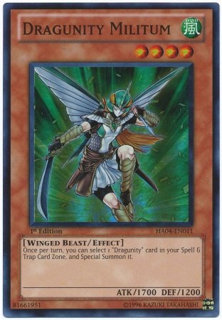 Yu-Gi-Oh! - Dragunity Militum (HA04-EN011) - Hidden Arsenal 4: Trishulas Triumph - 1st Edition - Super Rare