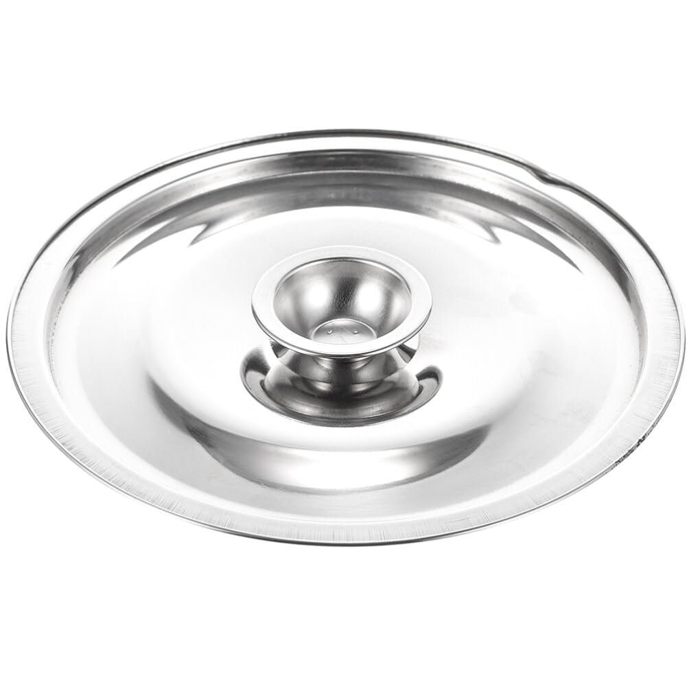 Garneck Stainless Steel Pot Cover, 20cm Universal Lid with Handle