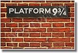 Platform 9-3/4 - NEW Hogwarts Express Harry Potter Humor Poster