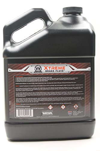 Throttle Muscle TM3463 - Xtreme Synthetic Dot 3 / Dot 4 On and Off Road Extreme Race Performance Brake Fluid 1 Gallon