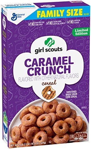 Girl Scouts Cereal, Caramel Crunch, 18.5 Ounce