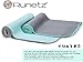Runetz - 2pc MICROFIBER TOWELS - Super Absorbent & Quick Drying (Sport, Gym, Camp, Car Care, Travel) - 2pc Large & Small Size - Teal-Gray