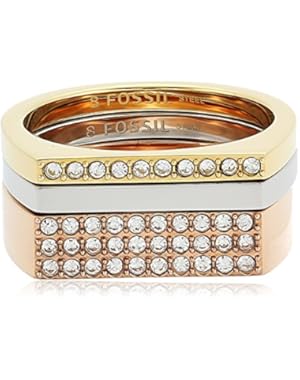 Glitz Bar Trio Stackable Ring, Size 8