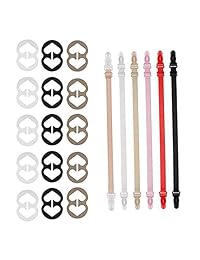 Pinzas ajustables y de ocultación antideslizantes para sujetador de mujer, con sujetador y clips de solapa (21 unidades)