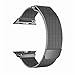 SICCIDEN For Apple Watch Band 42mm, Milanese Mesh Loop Magnetic Closure Clasp Stainless Steel Replacement iWatch Band for Apple Watch Series 3 Series 2 Series 1, Space Gray