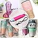 Bubble Buster Tool for Making Epoxy Glitter Tumblers,pecially-Made Mini Heat Gun for DIY Acrylic Resin Cups Tumblers,Seal Wax Melting,Remove Air Bubbles(Pink)