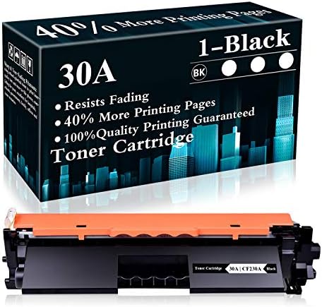 1 Black 30A CF230A Toner Cartridge Replacement for HP Laserjet Pro M203dn  M203dw M203d MFP M227sdn MFP M227fdw MFP M230sdn MFP M230fdw MFP M227fdn  PrinterSold by TopInk Laser Printer Drums Toner