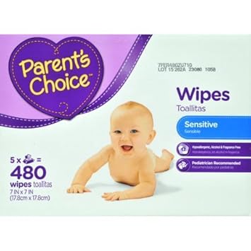 parents choice baby wipes with aloe
