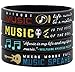 Inkstone Music Inspirational Bracelets with Quotes and Sayings About Music - Jewelry Accessories Gifts for Musicians Music Teachers Students