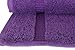 SALBAKOS 100% Turkish Cotton Hand Towel Set of 6 16x30 inch | Heirloom Quality | Hotel & Spa Collection | Ultra Soft, Absorbent, Long Lasting Hand Towels | Made in Turkey (Purple, 6 Hand Towels)