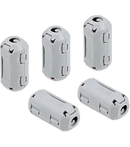 Anti Choke Device 35-Piece Clip-on Ferrite Core Set - EMI RFI Noise ...