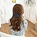 Coromose Women Handmade Flower Banana Barrette Hair Clip Hair Pin Claw (Blue)