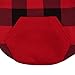 KOOLTAIL Plaid Dog Hoodie Pet Clothes Sweater with Hat and Pocket for Small Medium Large Size Dogs, Soft Winter Warm Dog Cold Weather Coat, Fleece Fall Dog Hooded Sweatshirt for Puppy Cats, Red M