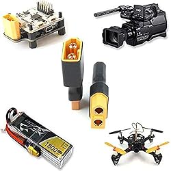 2 Pair No Wires XT30 to XT60 Plug Female Male