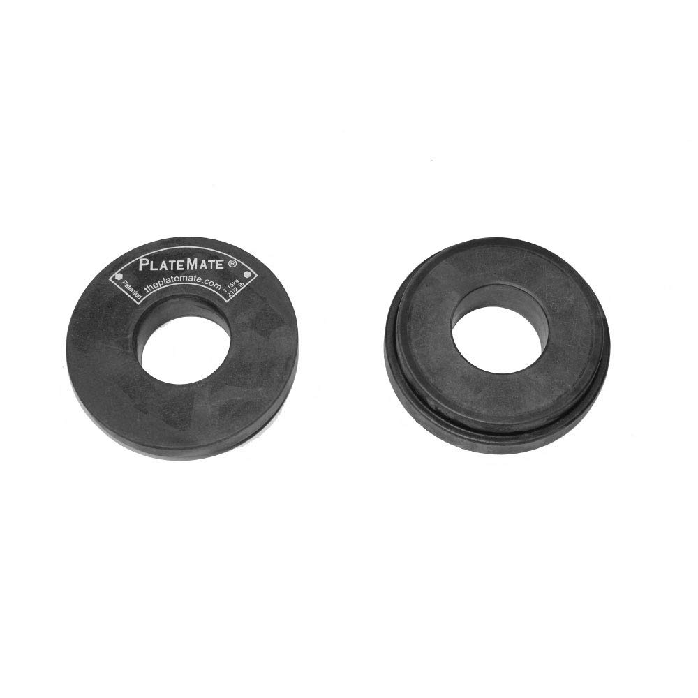 PlateMate Microload Pair 2 1/2 lb. Donut Weights by PlateMate