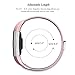SWEES Metal Bands Compatible Fitbit Charge 2, Stainless Steel Metal Magnetic with Diamond Dressy Design Replacement Wristband Small (5.5