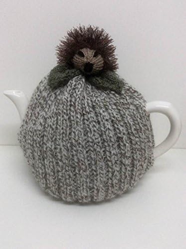 Hand Knitted Hedgehog Tea Cozy, fits 4 - 6 cup tea pot