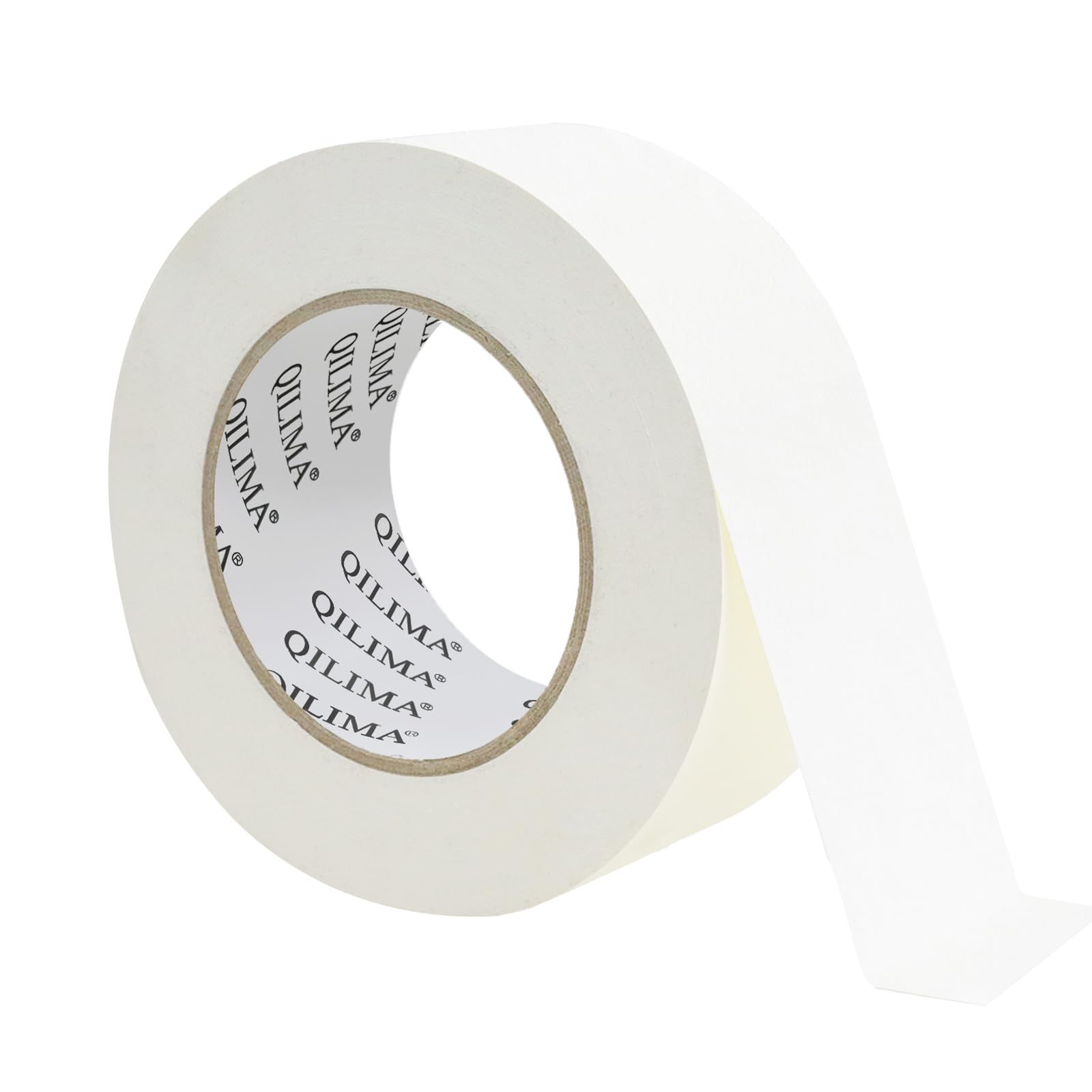 QILIMA Professional Matte Gaffer Tape White 50mm x 27m Non-Reflective, Easy to Rip Gaffers Tape