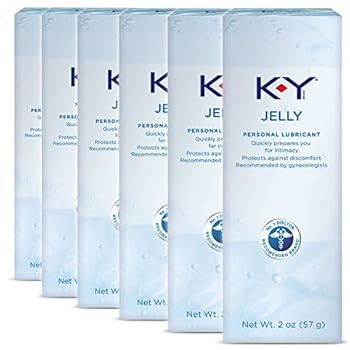 Personal Lubricant, K-Y Jelly Water Based Lube, 2 Ounce (Pack of 6) Personal Lube For Women