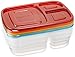 Amazon Basics Bento Lunch Box Containers - Set of 4