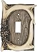 Rivers Edge Products Rivers Edge Products Standard Light Switch Cover Plate - Single Toggle - Poly-Resin Decorator Wall Switch Plate Cover with Screws - Hand-Painted Wall Decor for Home, Cabin,