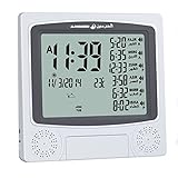 Precision Works Azan Alarm Clock With Large Display Desktop Wall Mount 4010